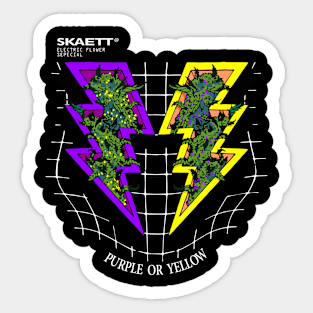 Skaett Purple Or Yellow Sticker